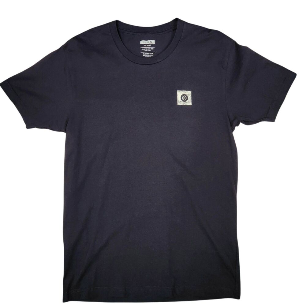 Stance The Crew T Front Logo Back Side Spellout Short Sleeve All Gender Medium